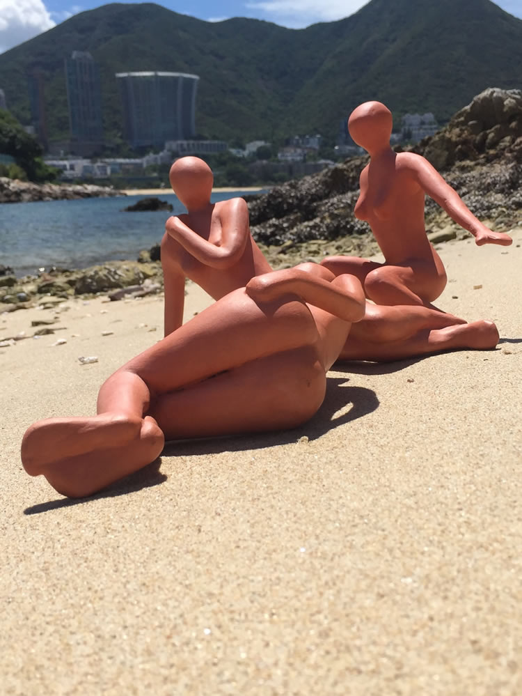 Jonathan Thomson Art | Sculpture | Earth | Beach Bodies