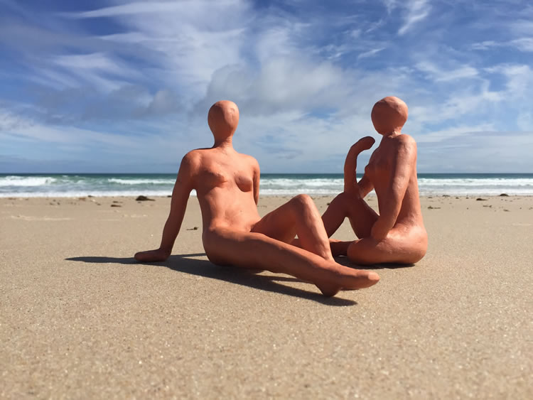 Jonathan Thomson Art | Sculpture | Earth | Beach Bodies