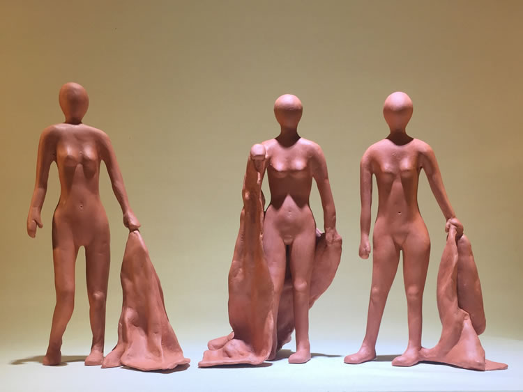 Jonathan Thomson Art | Sculpture | Earth | Playing With Dolls