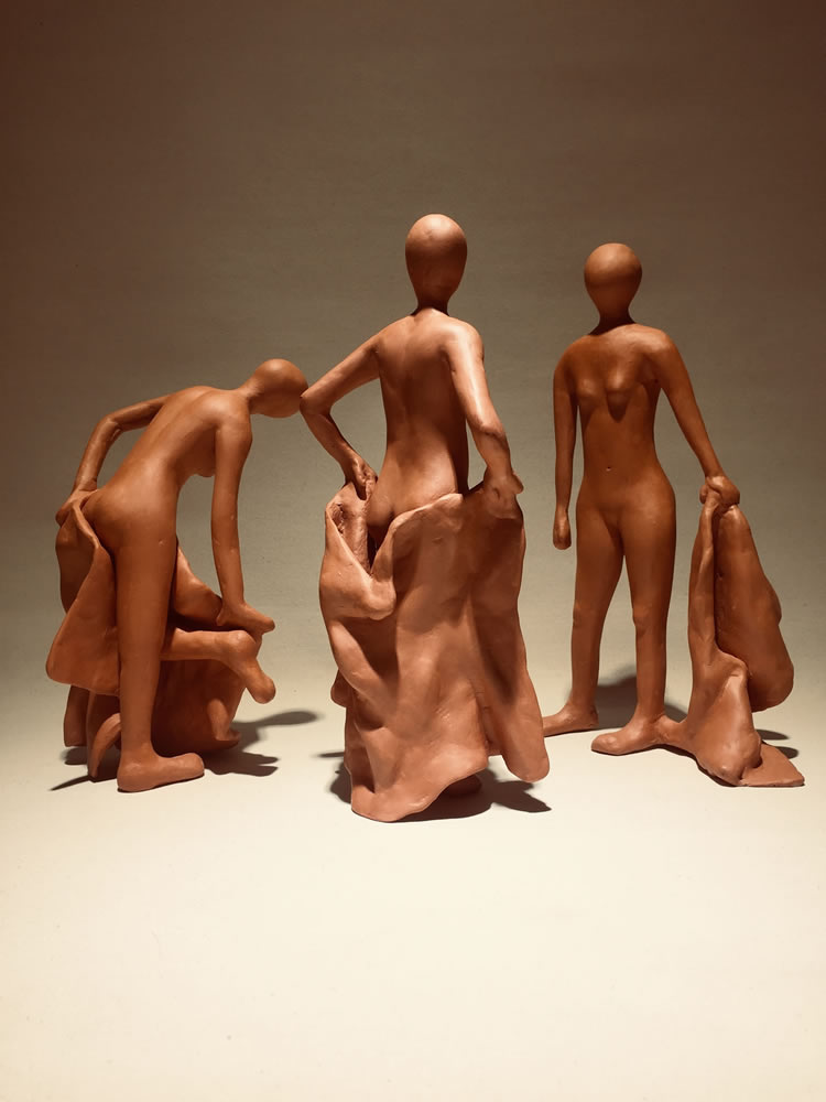 Jonathan Thomson Art | Sculpture | Earth | Playing With Dolls