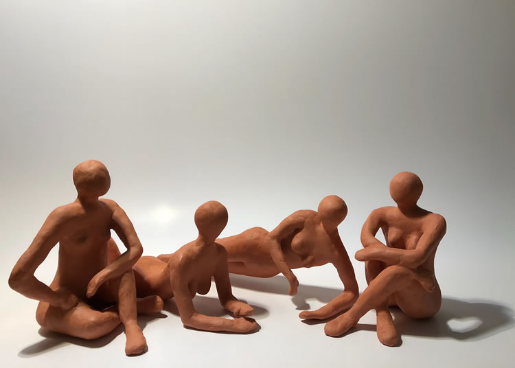 Jonathan Thomson Art | Sculpture | Earth | Playing With Dolls