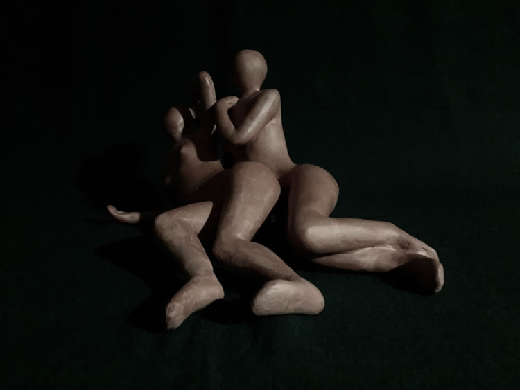 Jonathan Thomson Art | Sculpture | Earth | Playing With Dolls